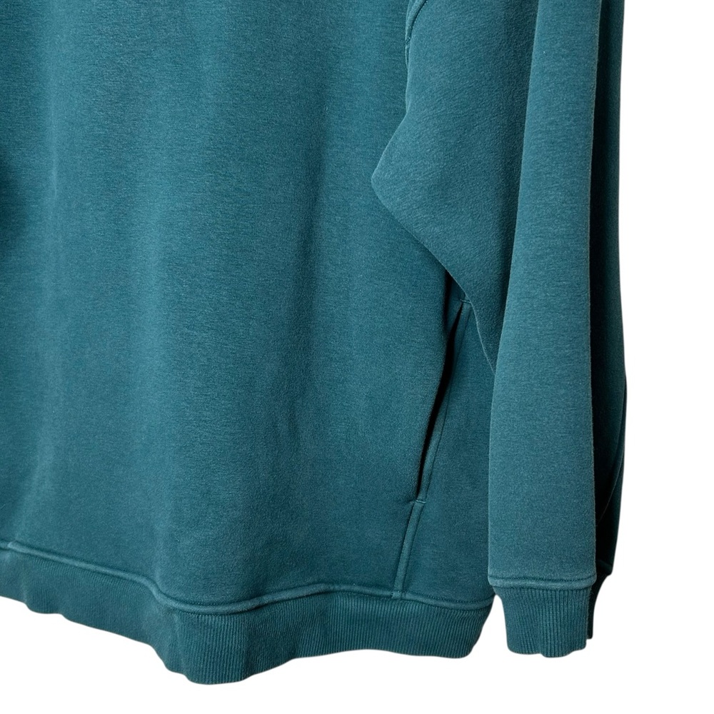 Lululemon Thick Fleece Half Zip Funnel Neck Pullover Teal XL/XXL - Picture 4 of 15
